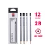 Bút Chì 2B Cao Cấp Lục Giác Deli U248 / U249 - Định Hình Tay Cầm, Định Vị