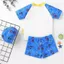 Size100-160 Đồ Bơi Cho Bé Trai Trẻ Em Hoạt Hình Trẻ Em Chia Bộ Bé Nhanh Khô Bơi Đi Biển