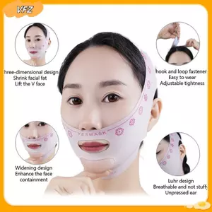 VFZ Mặt Giảm Béo Băng Đai Chin Up V Line Cheek Ne Shaper Dây Đeo Nâng Mặt nạ Điêu Khắc Mặt nạ Đai Ngủ Làm Đẹp Massage Louislifecool