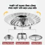 Xửng Hấp Inox Có Chân Đa Năng Hấp Cách Thủy Đựng Trái Cây Ráo Nước Tiện Lợi Cho Nhà Bếp Cao Cấp 4IN1