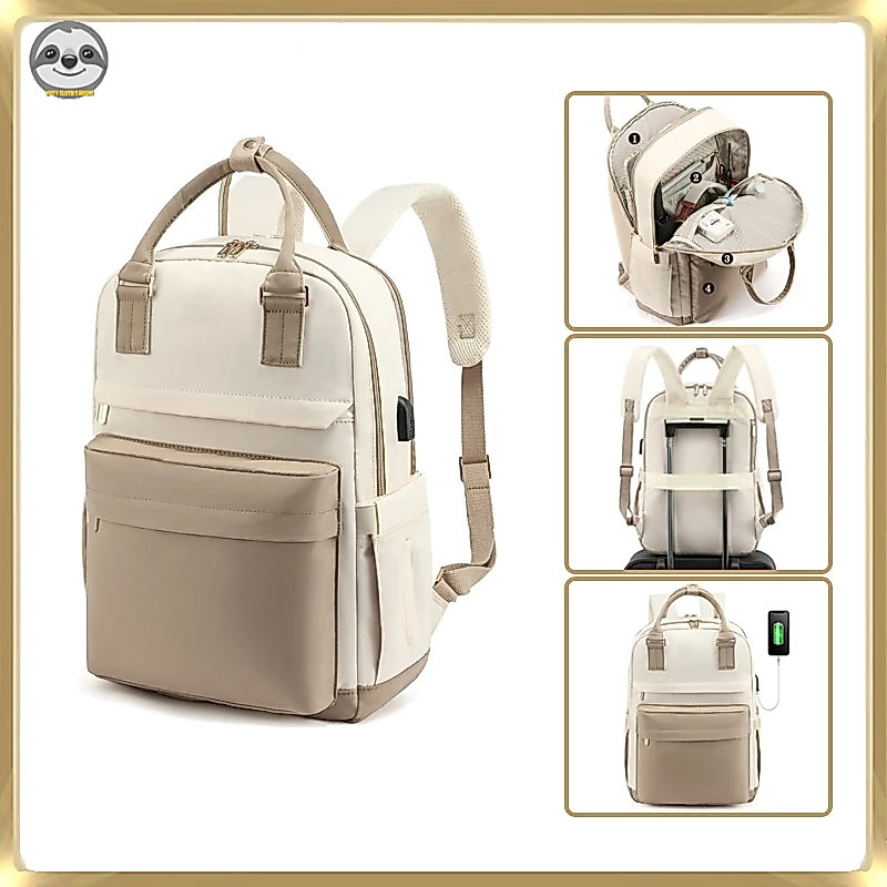 Phong cách Nhật Bản Muji Style / Ba lô dung tích lớn / Ba lô máy tính xách tay thời trang / Ba lô du lịch chống nước / Túi đi học dành cho học sinh