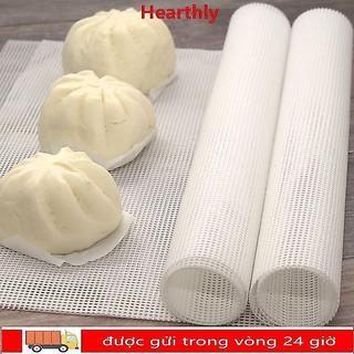 HEARTHLY 1 Miếng Lót Lưới Hấp, Máy Sấy Trái Cây Thực Phẩm Có Thể Tái Sử Dụng Tấm Khử Nước, Phụ Kiện Nhà Bếp Lò Nướng Silicon Chống Dính Thảm Nướng Bánh