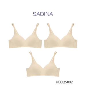 [Độc quyền Online] Combo 3 Áo Lót Không Gọng Mút Mỏng Phù Hợp Ngực Vừa Lớn Perfect Bra By Sabina NBD25002 (Có size lớn)