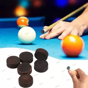 Đầu Cue PYCOU, Đầu Cue bi-a chống mài mòn bằng da bò, Độ đàn hồi cao chống trượt 9 / 10 / 11 / 12 / 13mm Đầu Cue bằng da Nine Cue