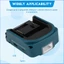 Dành Cho ADP05 14.4V / 18V Pin Sư Tử Cổng Chuyển Đổi USB / Type-C Có Đèn LED Đèn Chiếu Sáng Ngoài Trời Cho