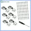 Bản lề cửa tủ POP Phần cứng 6 gói Linh kiện gắn đóng mềm để cập nhật tủ bếp với thân kim loại