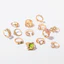 Nhẫn mở Zirconia có thể điều chỉnh - Dây buộc mạ vàng, Trang sức thanh lịch & chống mài mòn
