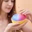 QEARY Hấp Bun Bóp Đồ Chơi, Với Hấp Màu Cầu Vồng Hấp Bun Squishy Đồ Chơi, Văn Phòng Thông Hơi Mềm Mại Dễ Thương Hình Dạng Thực Phẩm Fidget Đồ Chơi Cảm Giác Ủng Hộ Tiệc