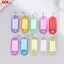 ECK 10 Chiếc Móc Khóa Nhiều Màu Chìa Khóa ID Nhãn Thẻ Hành Lý Thẻ ID Số Khách Sạn Phân Loại Thẻ Móc Khóa Móc Khóa Màu Sắc Ngẫu Nhiên HOT