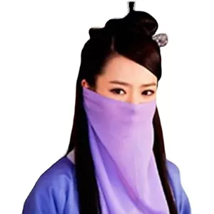 Hanfu Veil Phong Cách Cổ Treo Tai Tua Rua Che Mặt Rèm Sản Xuất Trong Nhà Tống Mũ Đội Đầu Khiêu Vũ Che Mùa Hè Cô Gái Trang Phục Phụ Kiện Che Mặt 2026-6-11
