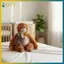 BVY Mama Punch Monkey Đồ chơi nhồi bông sang trọng Hoạt hình mềm Búp bê động vật Trẻ em Quà tặng yêu thích Trang trí phòng ngủ.