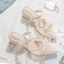 French High Heels For Women This Summer New Pointed Toe Thick Heels With Skirt Lace Mesh Hollow