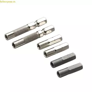 Fol 6 chiếc 1 4 Bộ chuyển đổi mũi tuốc nơ vít lục giác 6 35mm đến 4mm để sử dụng nhiều công cụ