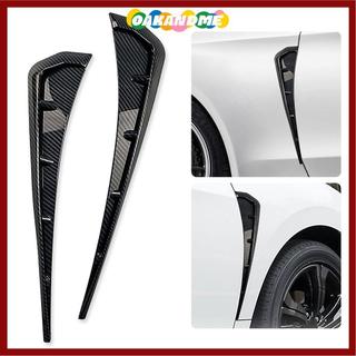FENDER [Còn hàng] OAKANDME 2 CÁI Lỗ thông hơi bên chắn bùn ô tô Trang trí đa năng Cánh lướt gió màu đen