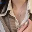 Kudosation Sáng Bóng Giọt Nước Hình Nelace Cho Nữ Zircon Giọt Nước Mặt Dây Chuyền Xương Đòn Dây Xích Nelace Quà Tặng Ngày Lễ Tình Nhân Trang Sức Tiệc Cưới Đẹp