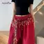 AqToCna Tinh Tế Kim Sa Lấp Lánh Dây Thắt Lưng Cho Nữ Bé Gái Bụng Nhảy Múa Đính Kim Sa Lấp Lánh Dây Xích Trang Phục Hông Khăn Dancer Váy AqToCna