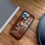 BK-1 M & Ms Hộp Sô Cô La Ốp Lưng Điện Thoại IPhone 16 15 14 Pro 11 13 12 Mini 6 8 7 Plus Kính Thiết Kế Sang Trọng Cove