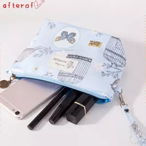 Túi trang điểm AFTEROF, Túi lưu trữ du lịch phân vùng dung tích lớn, Vải chống thấm nước Nhiều gói son môi in hình thời trang Đồ nội thất gia đình