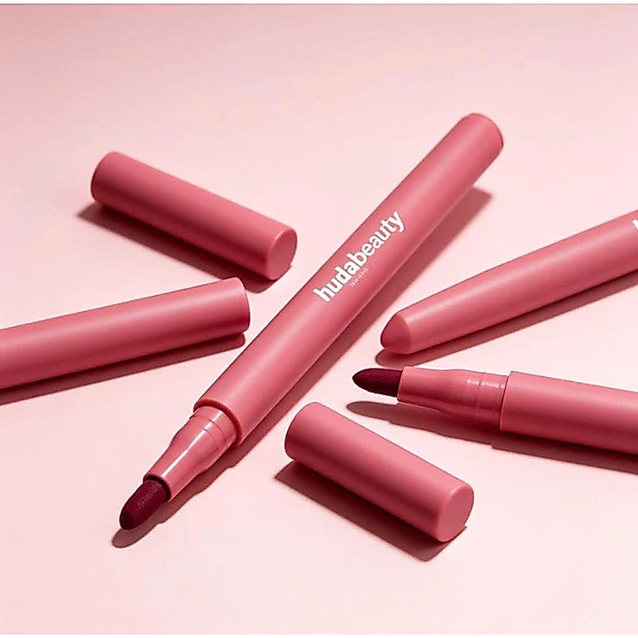HUDA-BEAUTY Lip Contour Stain Lip Tint Lip Liner 12 giờ Son bóng Lip Tint