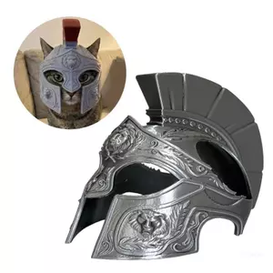 Mũ đội đầu mèo theo chủ đề La Mã cổ đại hàng đầu Trang trí Centurions Phong cách Mũ bảo hiểm cho các bữa tiệc trang phục vui nhộn và Photogra sáng tạo