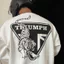 Xiashan Tiger 200GSM American retro xe máy nam nữ 100% Cotton cao cấp Áo thun ngắn tay cổ tròn dáng rộng