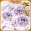 Set 10 đĩa / 10 cốc giấy in hình Kuromi - Cinnamorol - Melody trang trí sinh nhật - tiệc party