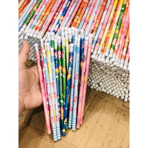 Bộ bút chì HB hoạt hình dễ thương cho trẻ em (5 cây)