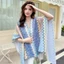 JVSUB Áo Poncho Mông Cổ, Áo Cardigan Sọc Phong Cách Dân Tộc Tua Rua Khăn Choàng, Polyester Mềm Bohemian Mùa Đông Ấm Áp Đan Quấn Áo Lớp Phủ