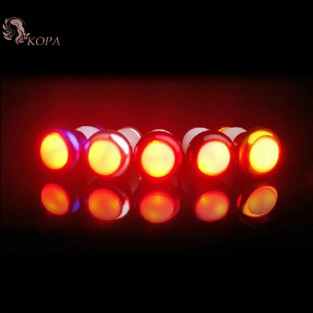 KOPA 1 Cặp Đèn Tín Hiệu Từ Tính Cho Xe Đạp, LED Đỏ Tích Hợp Vào Tay Cầm - Tăng Cường An Toàn Ban Đêm