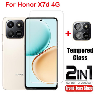Dành Cho HONOR X7d 4G X7c X6b X6c X8C X8B X7B Honor 400 Smart 5G 4G 2025 Full Cover Kính Cường Lực Mặt Trước Phim Bảo Vệ Màn Hình Mặt Sau Ống Kính Máy Ảnh Phim Bảo Vệ