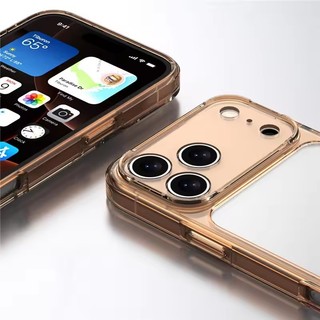 [JLK] Ốp điện thoại chống sốc trong suốt sang trọng cho iPhone 17Air 17 17Pro 17Pro Max Clear Hybrid TPU + PC Ốp điện thoại cứng bảo vệ