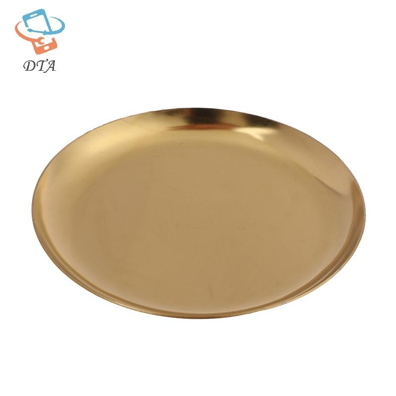 [DTA] Khay đựng đồ trang sức bằng kim loại phong cách sang trọng nhẹ Khay đựng đồ bằng thép không gỉ Ký túc xá Mỹ phẩm Trang trí tấm trang sức VN
