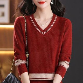 Áo len dệt kim nữ dáng rộng mỏng nhẹ, phiên bản Hàn Quốc, thoải mái mặc hàng ngày
