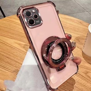Vỏ bảo vệ Huawei nova Y61 Ốp lưng di động TPU cho Huawei novaY61 EVE-LX9 Vỏ silicon mềm mạ chống sốc có giá đỡ từ tính