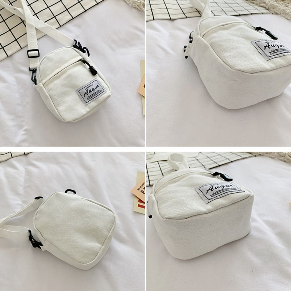 HOBBYIN Túi vải nhỏ HOBBYIN, Túi đeo vai nữ thêu phong cách Nhật Bản, Túi đeo chéo vải canvas phù hợp cho nữ bé gái