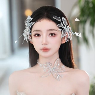 Phụ kiện đám cưới cao cấp - Mũ tua rua cho cô dâu