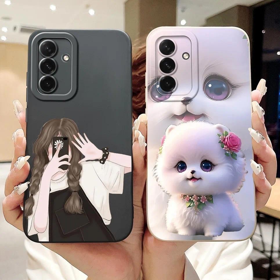 Ốp Điện Thoại Silicon Mềm Cho Samsung Galaxy A56 A36 A26 A16 A06 Vỏ Hoa Bướm Phong Cách Họa Tiết Hoạt Hình Ốp Lưng Etui