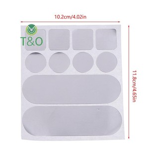 [T & O-t] 5 Miếng Dán Nồi Inox Tự Dính Sửa Chữa Băng Miếng Dán Nồi Chống Thấm Nước Chịu Nhiệt Độ Cao Băng Lá Nhôm [Mới]