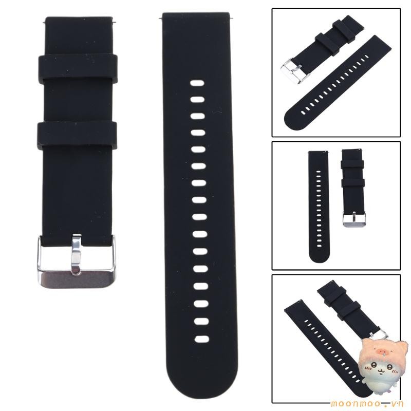 Dây đeo cổ tay bằng silicon mặt trăng Phát hành nhanh Dây đeo đồng hồ thông minh Vòng lặp 20mm 22mm