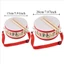 CODECOVED Nhạc Cụ Tay Trống Đồ Chơi, Nhạc Cụ Gõ Hai Mặt Nhạc Cụ Đồ Chơi, Tambourine Montessori 6 Inch 8 Inch Học Gỗ Trẻ Em Trống Đồ Chơi Trẻ Em Bé