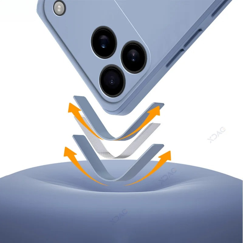 Ốp Điện Thoại Silicon Chính Hãng Cho Apple iPhone 17e 17 Air Pro Max Mềm TPU Silicon Điện Thoại Ốp Lưng Bảo Vệ Cho iPhone17e iPhone17Promax iPhone17Pro Vỏ Điện Thoại Lỏng
