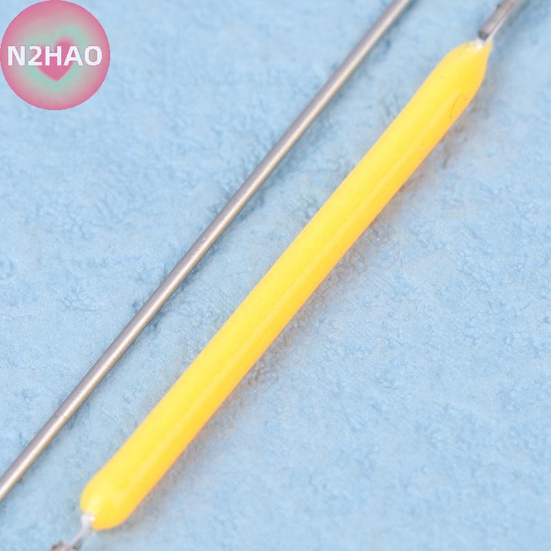 N2HAO 10 Cái 3V 30MM Bóng Đèn Led Dây Tóc Phần Gốm Điểm Hàn Dây Tóc Led Diode Phần n