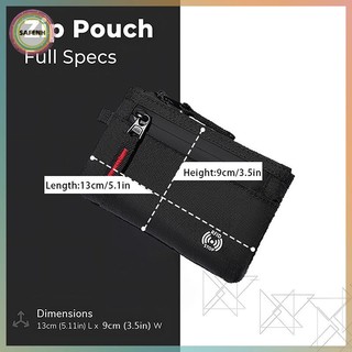 Ví X-Pac RFID dành cho nam SAFENH - Thẻ chiến thuật có khóa kéo & Ví đựng tiền xu VN