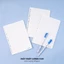 50/100 Tờ Giấy Refill A5 B5 100GSM, Ruột Sổ Còng Giấy Refill Kẻ Ngang Kẻ Caro Chấm DotGrid Cornel -AT