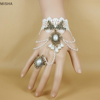 Misa Nữ Vintage Steampunk Găng Tay Cổ Tay Vòng Đeo Tay Bé Gái Trang Sức Phụ Kiện Victoria Vòng Tay Trang Phục Ren Handwear