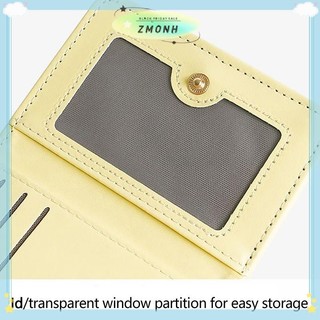 ZMONH Nữ Ví Gấu Dễ Thương Ba Đa Năng Ví Ngắn Gấp Đựng Thẻ Ví Đựng Tiền Xu Nữ Túi Đựng Thẻ Kẹp Túi Hoạt Hình