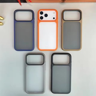 [JLK] Ốp điện thoại TPU mờ trong suốt sang trọng cho iPhone 17 Air 17 Pro Max Nút điều khiển máy ảnh Chống sốc Ốp điện thoại silicon trong suốt