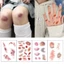 BAMBOOB 1 / 4 Miếng dán hình xăm sẹo cánh tay Cosplay, vết thương không thấm nước thực tế Bruising Hình xăm tạm thời, Hình xăm giả lâu dài