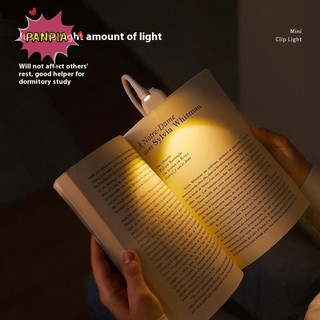 [PNPIA] Đèn LED Sách Bảo Vệ Mắt 360 Kẹp Có Thể Điều Chỉnh° Đèn học lật có thể sạc lại 3 màu cho phòng ngủ du lịch Đọc VN