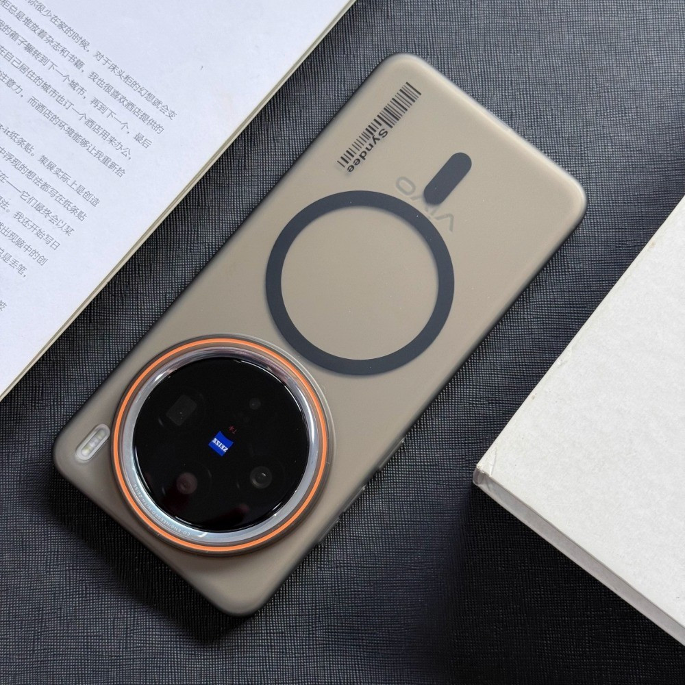 Ốp Điện Thoại Cho VIVO X200 Pro Mini X80 X90 X100s Pro / Ultra X200 FE IQOO 12 13 Matte Trong Suốt Từ Tính Vỏ Mỏng Chống Rơi